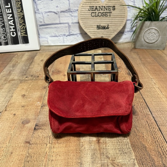 Y2K Vintage Tylie Malibu Bag Classic Flap rhinestone strap - Picture 7 of 12